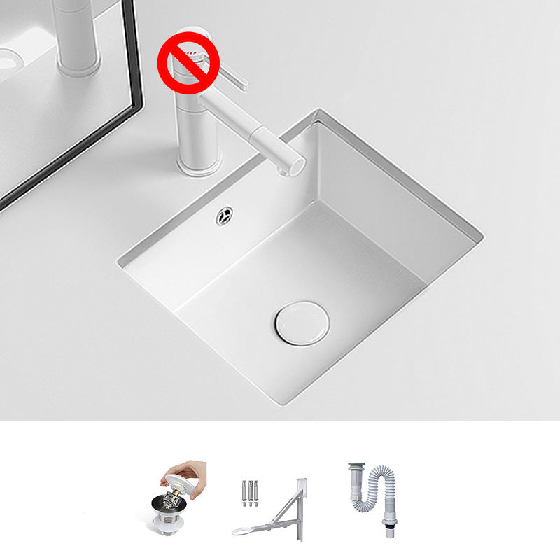 Modern Undermount Vanity Sink Porcelain with Faucet and Overflow Basin Sink 16"L x 12"W x 7"H Sink Clearhalo 'Bathroom Remodel & Bathroom Fixtures' 'Bathroom Sinks & Faucet Components' 'Bathroom Sinks' 'bathroom_sink' 'Home Improvement' 'home_improvement' 'home_improvement_bathroom_sink' 7038682