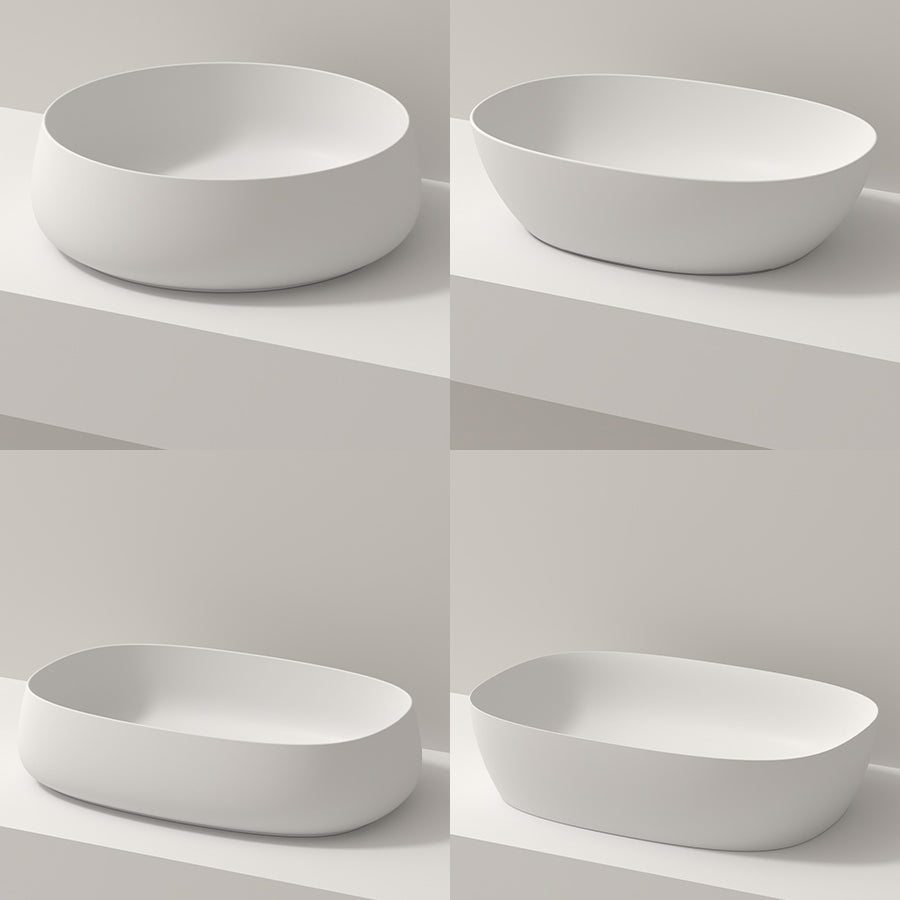 Modern Vessel Bathroom Sink No Craftsmanship Resin Wash Stand Clearhalo 'Bathroom Remodel & Bathroom Fixtures' 'Bathroom Sinks & Faucet Components' 'Bathroom Sinks' 'bathroom_sink' 'Home Improvement' 'home_improvement' 'home_improvement_bathroom_sink' 7039726