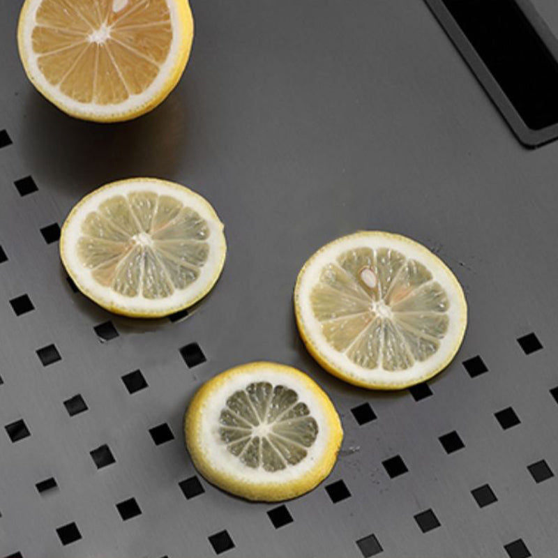 Modern Sink Overflow Hole Single Basin Kitchen Sink with Drain Assembly Clearhalo 'Home Improvement' 'home_improvement' 'home_improvement_kitchen_sinks' 'Kitchen Remodel & Kitchen Fixtures' 'Kitchen Sinks & Faucet Components' 'Kitchen Sinks' 'kitchen_sinks' 7039761