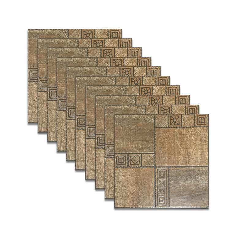 Square Floor Tile Straight Edge Vintage Design Floor Tile for Outdoor Floor Beige Clearhalo 'Floor Tiles & Wall Tiles' 'floor_tiles_wall_tiles' 'Flooring 'Home Improvement' 'home_improvement' 'home_improvement_floor_tiles_wall_tiles' Walls and Ceiling' 7043754