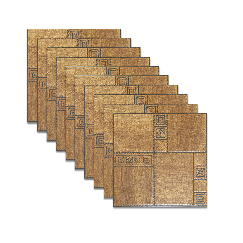 Square Floor Tile Straight Edge Vintage Design Floor Tile for Outdoor Floor Light Brown Yellow Clearhalo 'Floor Tiles & Wall Tiles' 'floor_tiles_wall_tiles' 'Flooring 'Home Improvement' 'home_improvement' 'home_improvement_floor_tiles_wall_tiles' Walls and Ceiling' 7043756