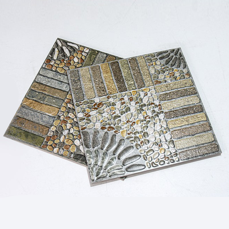 Square Floor Tile Straight Edge Vintage Design Floor Tile for Outdoor Floor Clearhalo 'Floor Tiles & Wall Tiles' 'floor_tiles_wall_tiles' 'Flooring 'Home Improvement' 'home_improvement' 'home_improvement_floor_tiles_wall_tiles' Walls and Ceiling' 7043763