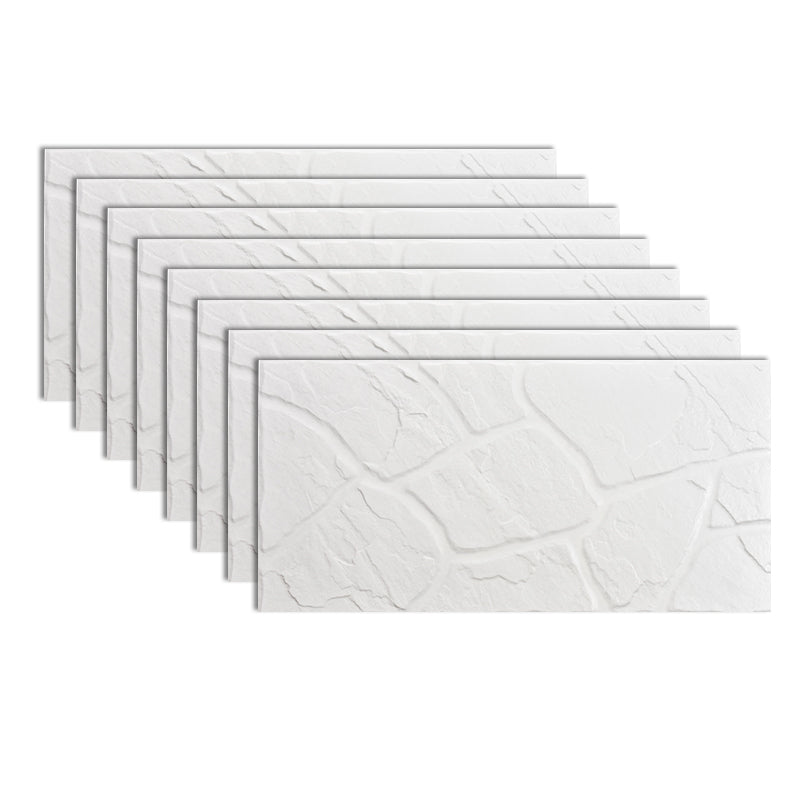 Rectangle Wall Tile Straight Edge Texture Design Waterproof Wall Tile White-Apricot Clearhalo 'Floor Tiles & Wall Tiles' 'floor_tiles_wall_tiles' 'Flooring 'Home Improvement' 'home_improvement' 'home_improvement_floor_tiles_wall_tiles' Walls and Ceiling' 7043786