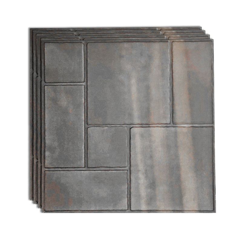 Square Floor Tile Straight Edge Singular Vintage Floor Tile for Outdoor Floor Brown Grey Clearhalo 'Floor Tiles & Wall Tiles' 'floor_tiles_wall_tiles' 'Flooring 'Home Improvement' 'home_improvement' 'home_improvement_floor_tiles_wall_tiles' Walls and Ceiling' 7043800
