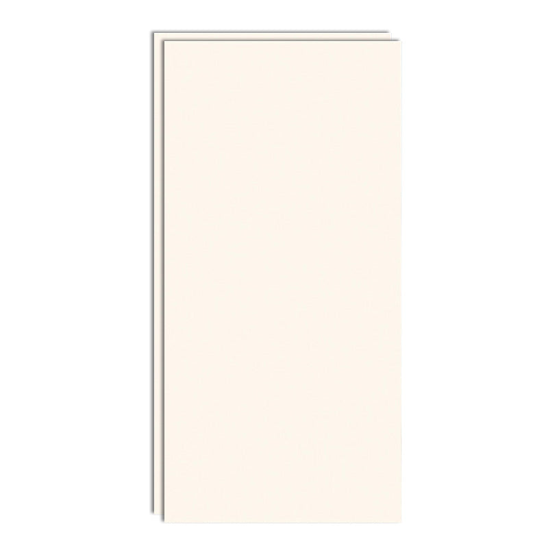 Floor Tile Straight Edge Pure Color Square Singular Floor Tile for Living Room Off-White Clearhalo 'Floor Tiles & Wall Tiles' 'floor_tiles_wall_tiles' 'Flooring 'Home Improvement' 'home_improvement' 'home_improvement_floor_tiles_wall_tiles' Walls and Ceiling' 7043828