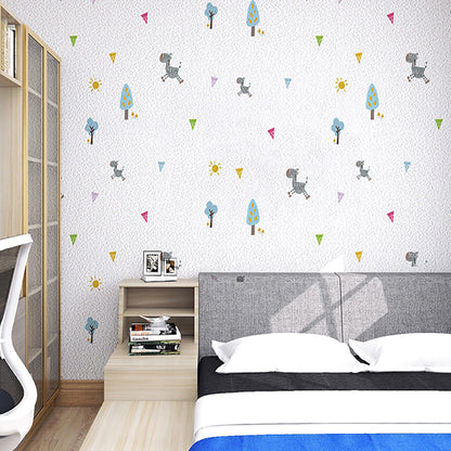 Modern Indoor Wall Access Panel Peel and Press Wall Access Panel Light Blue-White Clearhalo 'Flooring 'Home Improvement' 'home_improvement' 'home_improvement_wall_paneling' 'Wall Paneling' 'wall_paneling' 'Walls & Ceilings' Walls and Ceiling' 7043877