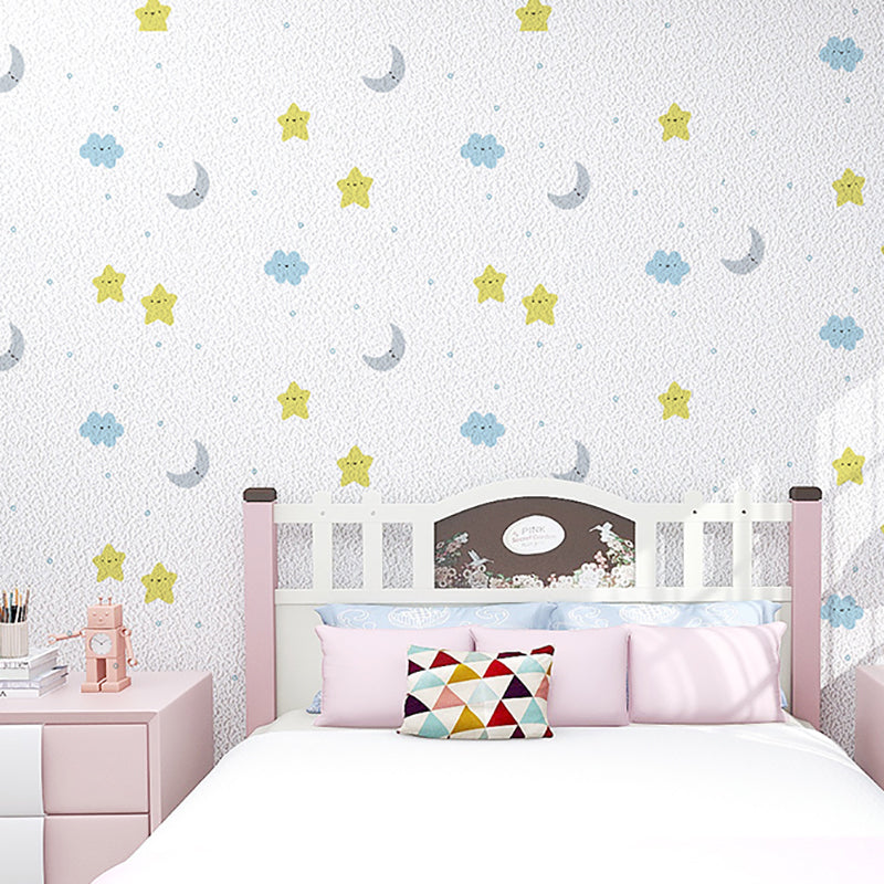 Modern Indoor Wall Access Panel Peel and Press Wall Access Panel Yellow Blue Clearhalo 'Flooring 'Home Improvement' 'home_improvement' 'home_improvement_wall_paneling' 'Wall Paneling' 'wall_paneling' 'Walls & Ceilings' Walls and Ceiling' 7043879