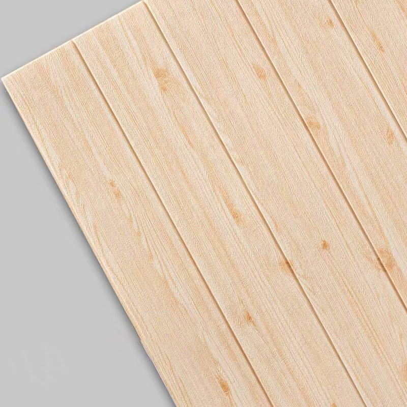 Modern Tin Backsplash Paneling Smooth Wall Ceiling Wood Grain Design Set of 1 Natural Clearhalo 'Flooring 'Home Improvement' 'home_improvement' 'home_improvement_wall_paneling' 'Wall Paneling' 'wall_paneling' 'Walls & Ceilings' Walls and Ceiling' 7043926
