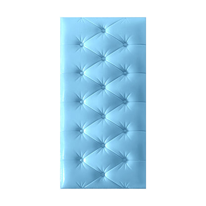 Contemporary Wainscoting Peel and Press Wainscoting with Cushion Blue Clearhalo 'Flooring 'Home Improvement' 'home_improvement' 'home_improvement_wall_paneling' 'Wall Paneling' 'wall_paneling' 'Walls & Ceilings' Walls and Ceiling' 7043947