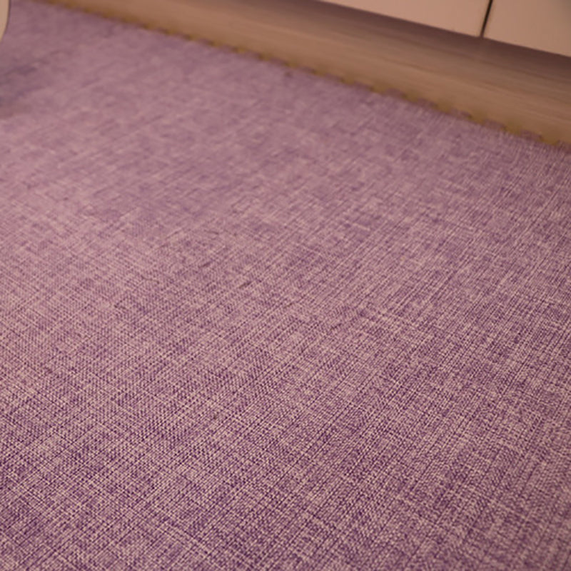 Carpet Tile Non-Skid Fade Resistant Solid Color Interlocking Carpet Tiles Living Room Light Purple Clearhalo 'Carpet Tiles & Carpet Squares' 'carpet_tiles_carpet_squares' 'Flooring 'Home Improvement' 'home_improvement' 'home_improvement_carpet_tiles_carpet_squares' Walls and Ceiling' 7044083