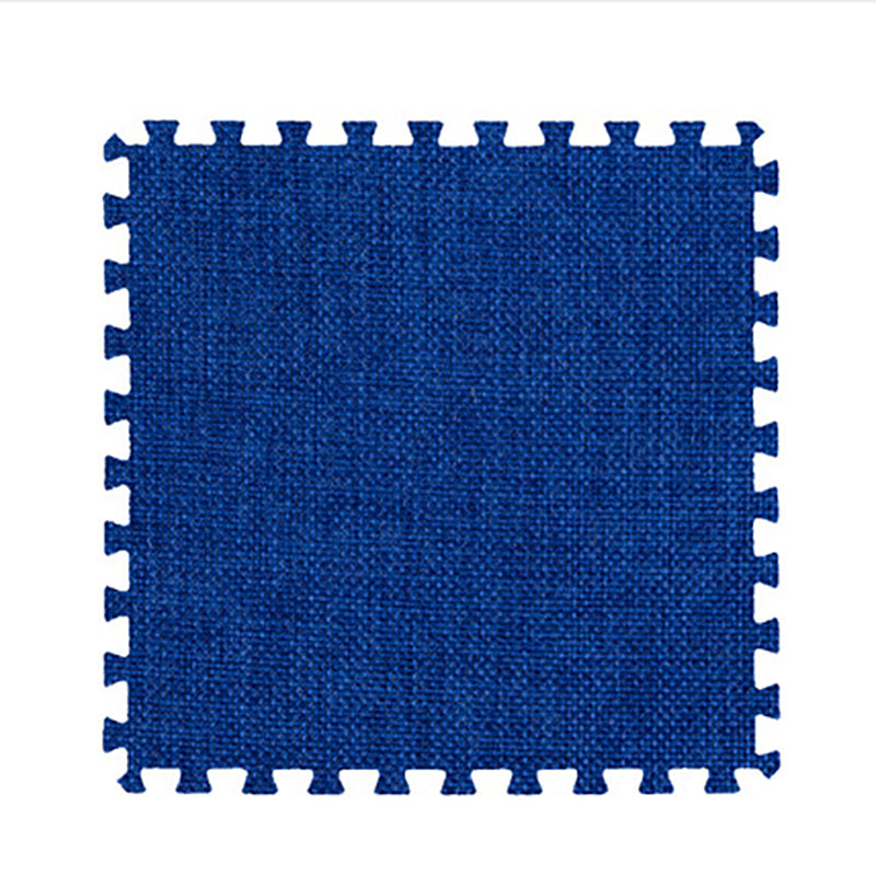 Carpet Tile Non-Skid Fade Resistant Solid Color Interlocking Carpet Tiles Living Room Royal Blue Clearhalo 'Carpet Tiles & Carpet Squares' 'carpet_tiles_carpet_squares' 'Flooring 'Home Improvement' 'home_improvement' 'home_improvement_carpet_tiles_carpet_squares' Walls and Ceiling' 7044093