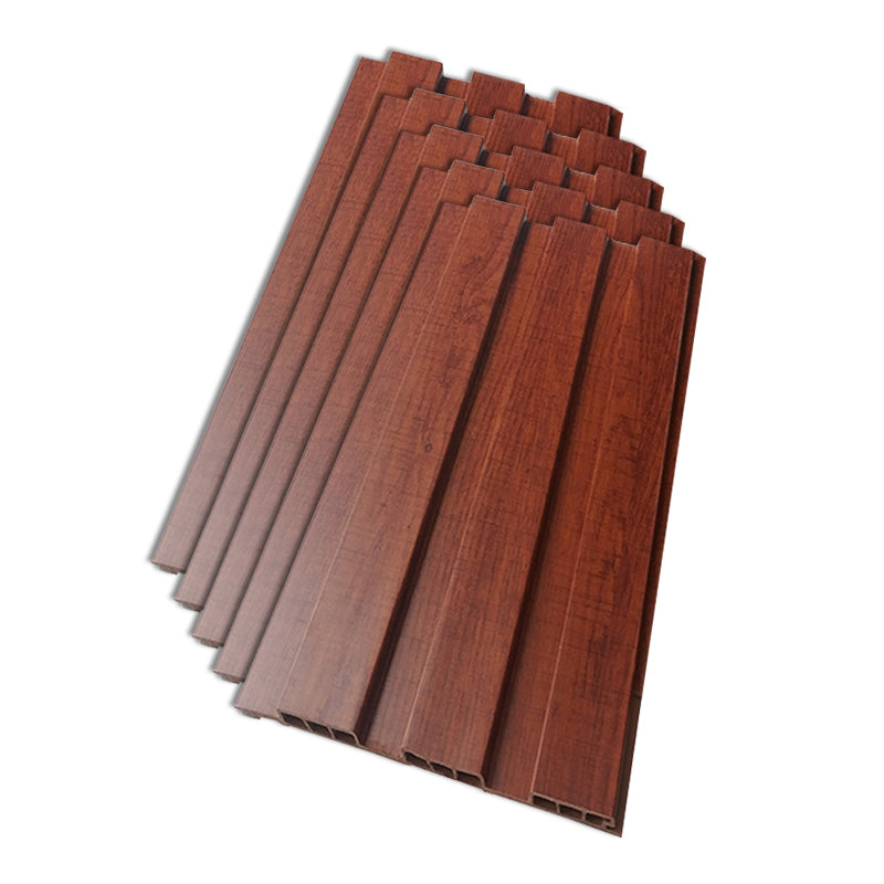 Traditional Backsplash Panels Wood Staple 3D Embossed Waterproof Wall Plank Caramel Clearhalo 'Flooring 'Home Improvement' 'home_improvement' 'home_improvement_wall_paneling' 'Wall Paneling' 'wall_paneling' 'Walls & Ceilings' Walls and Ceiling' 7044225