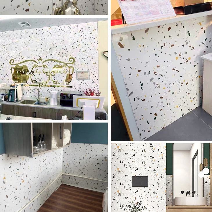 PVC Rectangular 20 Pack 12" x 23" Peel & Stick Mosaic Tile Kitchen and Bathroom Clearhalo 'Flooring 'Home Improvement' 'home_improvement' 'home_improvement_peel_stick_blacksplash' 'Peel & Stick Backsplash Tile' 'peel_stick_blacksplash' 'Walls & Ceilings' Walls and Ceiling' 7044270