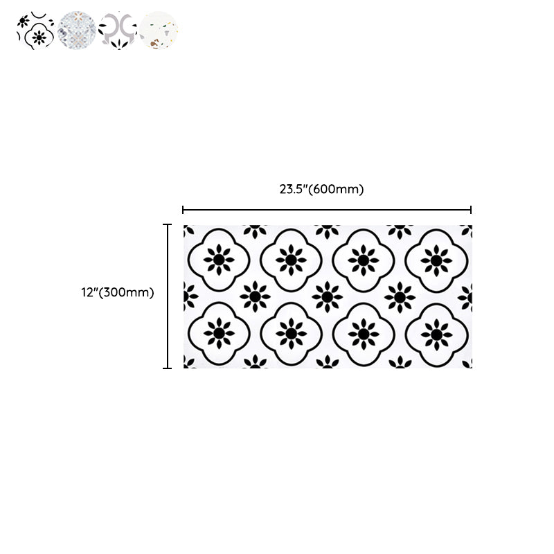 PVC Rectangular 10 Pack 12" X 23" Peel & Stick Mosaic Tile Kitchen and Bathroom Clearhalo 'Flooring 'Home Improvement' 'home_improvement' 'home_improvement_peel_stick_blacksplash' 'Peel & Stick Backsplash Tile' 'peel_stick_blacksplash' 'Walls & Ceilings' Walls and Ceiling' 7044295