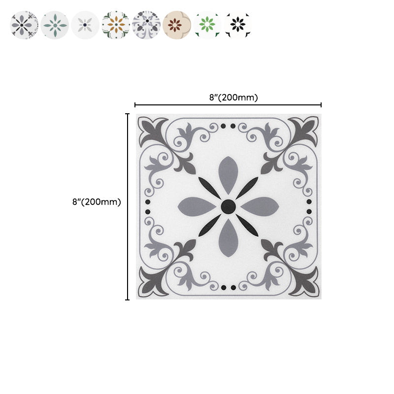 Print Plastic Peel & Stick Tile Field Tile for Backsplash Wall Clearhalo 'Flooring 'Home Improvement' 'home_improvement' 'home_improvement_peel_stick_blacksplash' 'Peel & Stick Backsplash Tile' 'peel_stick_blacksplash' 'Walls & Ceilings' Walls and Ceiling' 7044326