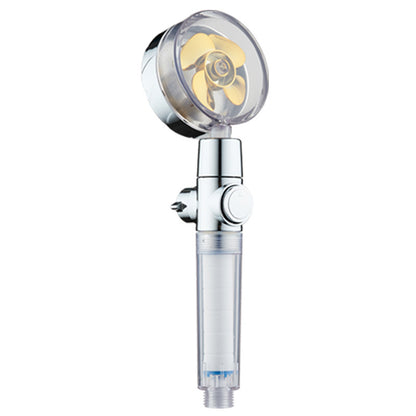 Modern Shower Combo Plastic Adjustable Shower Head Shower Head Combo Gold Clearhalo 'Bathroom Remodel & Bathroom Fixtures' 'Home Improvement' 'home_improvement' 'home_improvement_shower_heads' 'Shower Heads' 'shower_heads' 'Showers & Bathtubs Plumbing' 'Showers & Bathtubs' 7044362