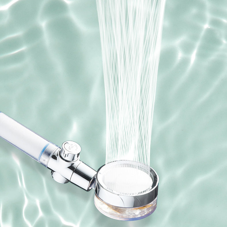 Modern Shower Combo Plastic Adjustable Shower Head Shower Head Combo Clearhalo 'Bathroom Remodel & Bathroom Fixtures' 'Home Improvement' 'home_improvement' 'home_improvement_shower_heads' 'Shower Heads' 'shower_heads' 'Showers & Bathtubs Plumbing' 'Showers & Bathtubs' 7044366