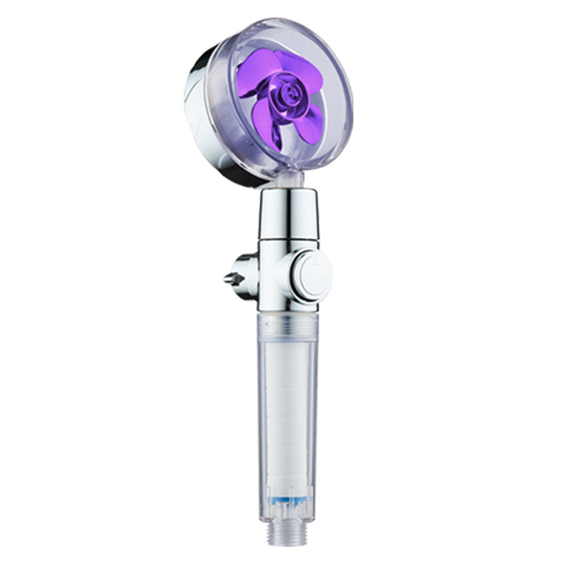 Modern Shower Combo Plastic Adjustable Shower Head Shower Head Combo Purple Clearhalo 'Bathroom Remodel & Bathroom Fixtures' 'Home Improvement' 'home_improvement' 'home_improvement_shower_heads' 'Shower Heads' 'shower_heads' 'Showers & Bathtubs Plumbing' 'Showers & Bathtubs' 7044367