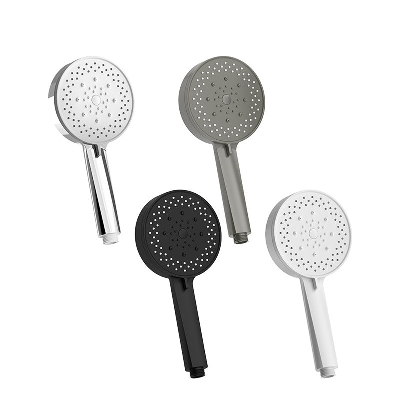 Plastic Hand Shower Round Handheld Shower Head with Adjustable Spray Pattern Clearhalo 'Bathroom Remodel & Bathroom Fixtures' 'Home Improvement' 'home_improvement' 'home_improvement_shower_heads' 'Shower Heads' 'shower_heads' 'Showers & Bathtubs Plumbing' 'Showers & Bathtubs' 7044447