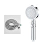 Round Handheld Shower Head Modern Plastic Shower Head with Self-Cleaning Silver Shower Head with Hose 2 meter Hose Clearhalo 'Bathroom Remodel & Bathroom Fixtures' 'Home Improvement' 'home_improvement' 'home_improvement_shower_heads' 'Shower Heads' 'shower_heads' 'Showers & Bathtubs Plumbing' 'Showers & Bathtubs' 7044467