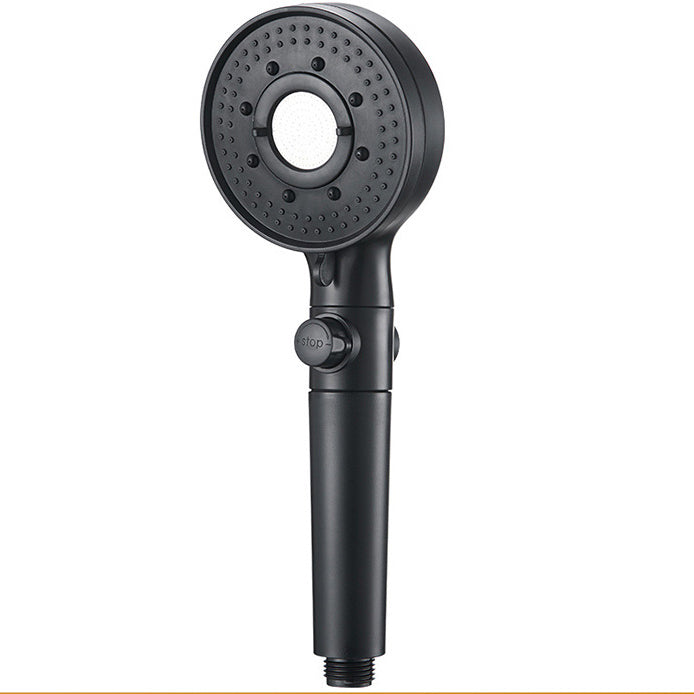 Round Shower Head Plastic Modern Shower Head with Adjustable Spray Pattern Clearhalo 'Bathroom Remodel & Bathroom Fixtures' 'Home Improvement' 'home_improvement' 'home_improvement_shower_heads' 'Shower Heads' 'shower_heads' 'Showers & Bathtubs Plumbing' 'Showers & Bathtubs' 7044503