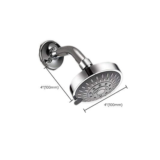 Contemporary Style Handheld Shower Head Wall-Mount Round Shower Head Clearhalo 'Bathroom Remodel & Bathroom Fixtures' 'Home Improvement' 'home_improvement' 'home_improvement_shower_heads' 'Shower Heads' 'shower_heads' 'Showers & Bathtubs Plumbing' 'Showers & Bathtubs' 7044528