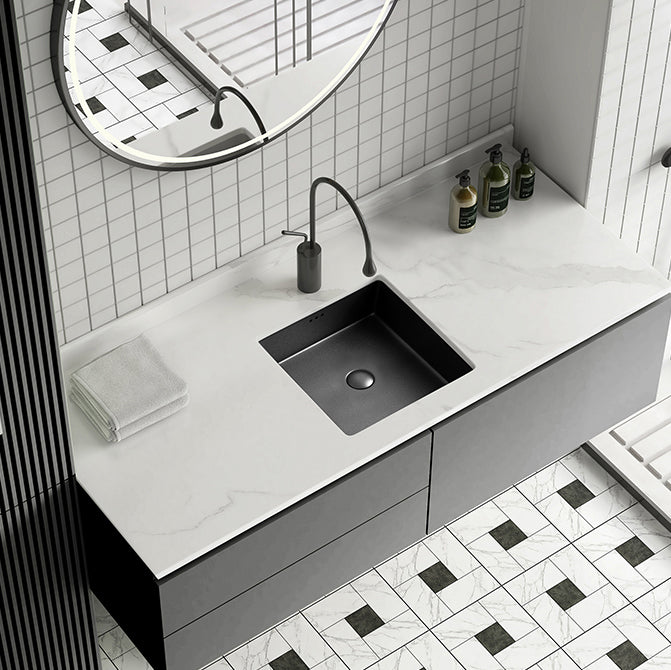Modern Undermount Vanity Sink Square Porcelain with Pop-Up Drain Basin Sink Clearhalo 'Bathroom Remodel & Bathroom Fixtures' 'Bathroom Sinks & Faucet Components' 'Bathroom Sinks' 'bathroom_sink' 'Home Improvement' 'home_improvement' 'home_improvement_bathroom_sink' 7046264