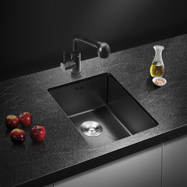 Stainless Steel Kitchen Sink Modern Single Bowl Kitchen Sink Clearhalo 'Home Improvement' 'home_improvement' 'home_improvement_kitchen_sinks' 'Kitchen Remodel & Kitchen Fixtures' 'Kitchen Sinks & Faucet Components' 'Kitchen Sinks' 'kitchen_sinks' 7046334