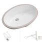 Modern Oval Wash Stand Ceramic Metal Undermount Bathroom Sink 24"L x 17"W x 9"H Sink Clearhalo 'Bathroom Remodel & Bathroom Fixtures' 'Bathroom Sinks & Faucet Components' 'Bathroom Sinks' 'bathroom_sink' 'Home Improvement' 'home_improvement' 'home_improvement_bathroom_sink' 7046378
