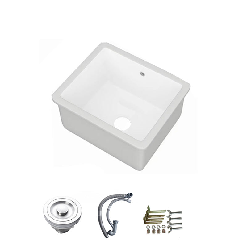 Modern Bathroom Sink Porcelain with Overflow and Drain Assembly Undermount Vanity Sink 17.7"L x 15"W x 8.7"H Unavailiable Sink Clearhalo 'Bathroom Remodel & Bathroom Fixtures' 'Bathroom Sinks & Faucet Components' 'Bathroom Sinks' 'bathroom_sink' 'Home Improvement' 'home_improvement' 'home_improvement_bathroom_sink' 7046393