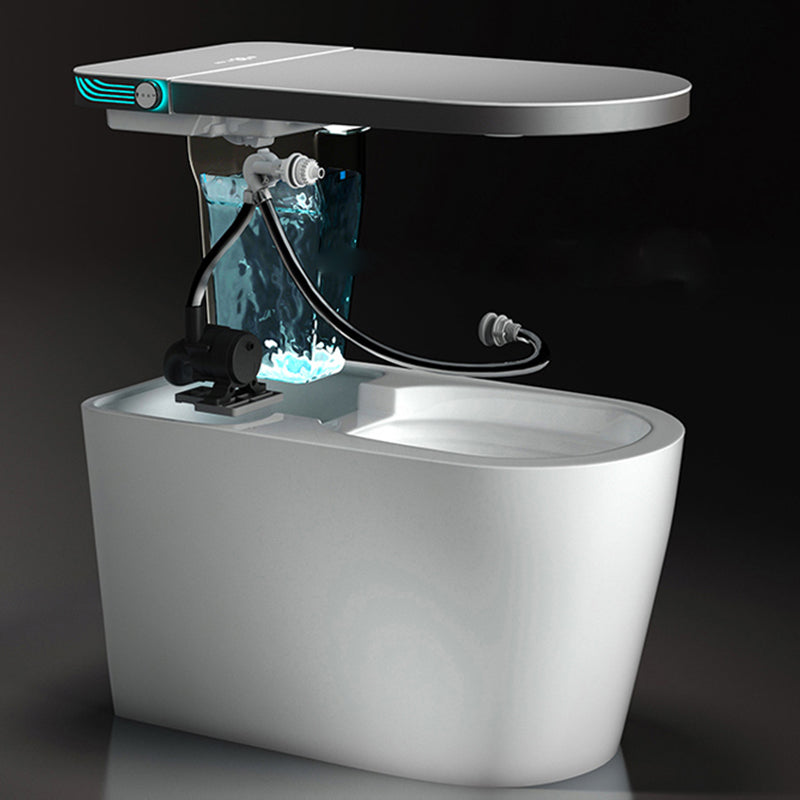 Contemporary Siphon Jet Flush Toilet 1-Piece Toilet Bowl for Bathroom Clearhalo 'Bathroom Remodel & Bathroom Fixtures' 'Home Improvement' 'home_improvement' 'home_improvement_toilets' 'Toilets & Bidets' 'Toilets' 7049875