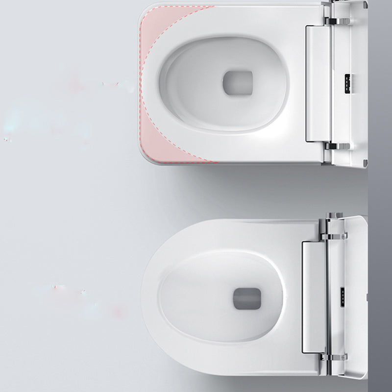 Contemporary Siphon Jet Flush Toilet Floor Mounted Toilet Bowl for Bathroom Clearhalo 'Bathroom Remodel & Bathroom Fixtures' 'Home Improvement' 'home_improvement' 'home_improvement_toilets' 'Toilets & Bidets' 'Toilets' 7049905