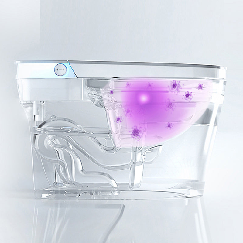 Contemporary Siphon Jet Flush Toilet White Toilet Bowl for Bathroom Clearhalo 'Bathroom Remodel & Bathroom Fixtures' 'Home Improvement' 'home_improvement' 'home_improvement_toilets' 'Toilets & Bidets' 'Toilets' 7049933