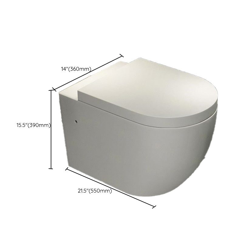 Modern White Ceramic Flush Toilet Wall Mount Urine Toilet with Seat for Washroom Clearhalo 'Bathroom Remodel & Bathroom Fixtures' 'Home Improvement' 'home_improvement' 'home_improvement_toilets' 'Toilets & Bidets' 'Toilets' 7049979