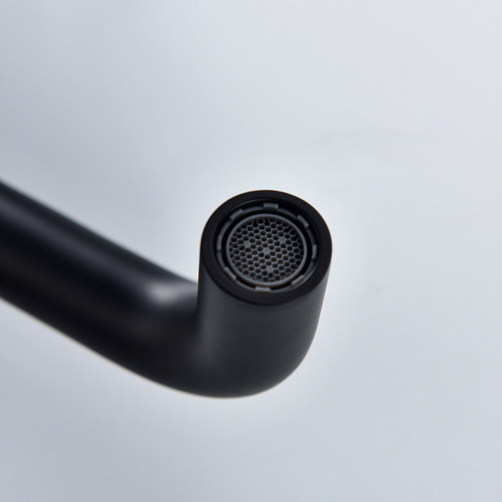 Modern Widespread Wall Mounted Bathroom Sink Faucet Cross Handles Widespread Sink Faucet Clearhalo 'Bathroom Remodel & Bathroom Fixtures' 'Bathroom Sink Faucets' 'Bathroom Sinks & Faucet Components' 'bathroom_sink_faucets' 'Home Improvement' 'home_improvement' 'home_improvement_bathroom_sink_faucets' 7050682