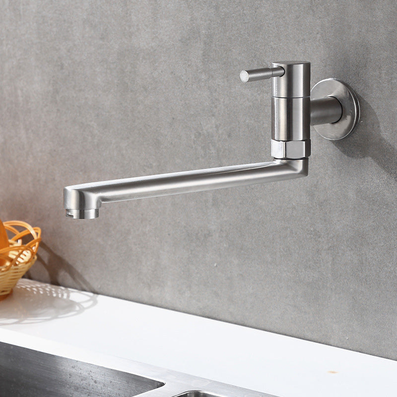 Modern Style Roman Kitchen Faucet Copper Wall Mount Kitchen Faucet Clearhalo 'Home Improvement' 'home_improvement' 'home_improvement_kitchen_faucets' 'Kitchen Faucets' 'Kitchen Remodel & Kitchen Fixtures' 'Kitchen Sinks & Faucet Components' 'kitchen_faucets' 7050744