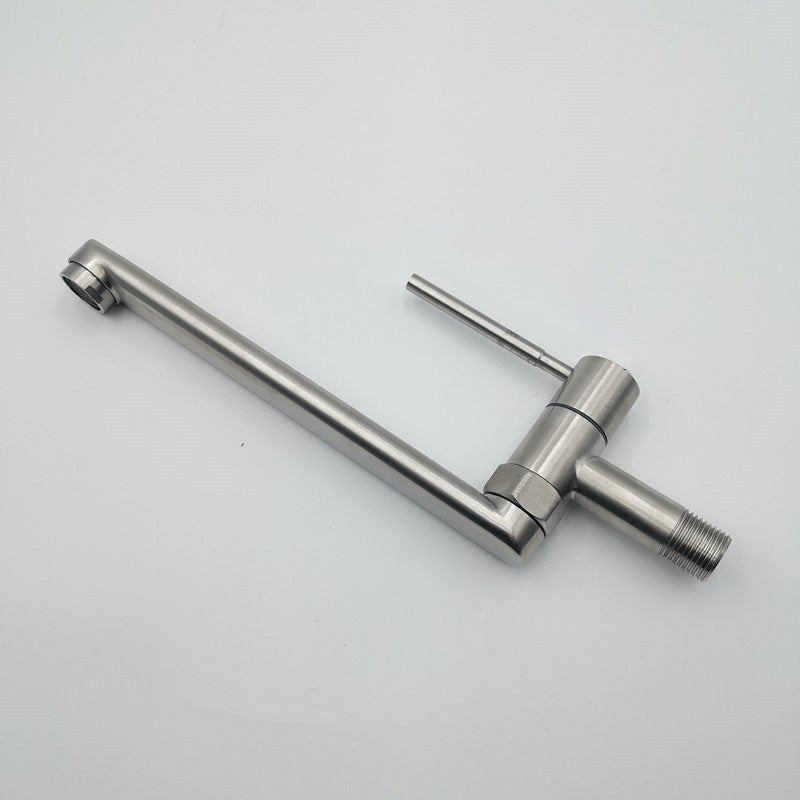 Modern Style Roman Kitchen Faucet Copper Wall Mount Kitchen Faucet Clearhalo 'Home Improvement' 'home_improvement' 'home_improvement_kitchen_faucets' 'Kitchen Faucets' 'Kitchen Remodel & Kitchen Fixtures' 'Kitchen Sinks & Faucet Components' 'kitchen_faucets' 7050745