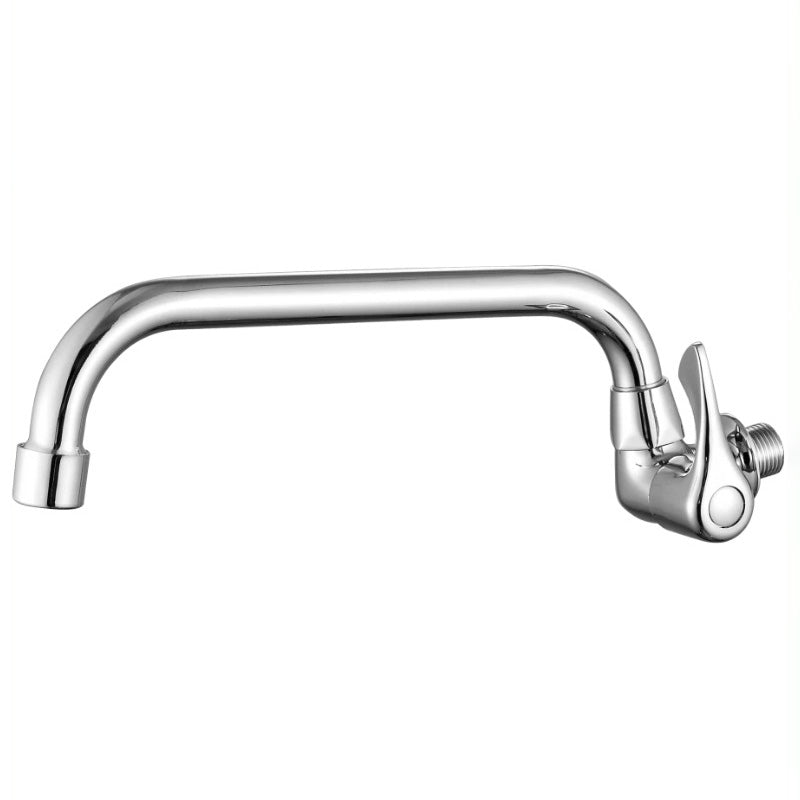 Contemporary Single Handle Kitchen Faucet Brass 1-Hold Bar Faucet Copper Wall Mounted Low Profile Clearhalo 'Home Improvement' 'home_improvement' 'home_improvement_kitchen_faucets' 'Kitchen Faucets' 'Kitchen Remodel & Kitchen Fixtures' 'Kitchen Sinks & Faucet Components' 'kitchen_faucets' 7050768
