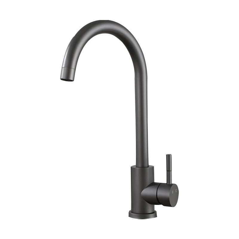 Modern Spray Kitchen Faucet Stainless Steel Swivel Spout Bridge Faucet Clearhalo 'Home Improvement' 'home_improvement' 'home_improvement_kitchen_faucets' 'Kitchen Faucets' 'Kitchen Remodel & Kitchen Fixtures' 'Kitchen Sinks & Faucet Components' 'kitchen_faucets' 7050811