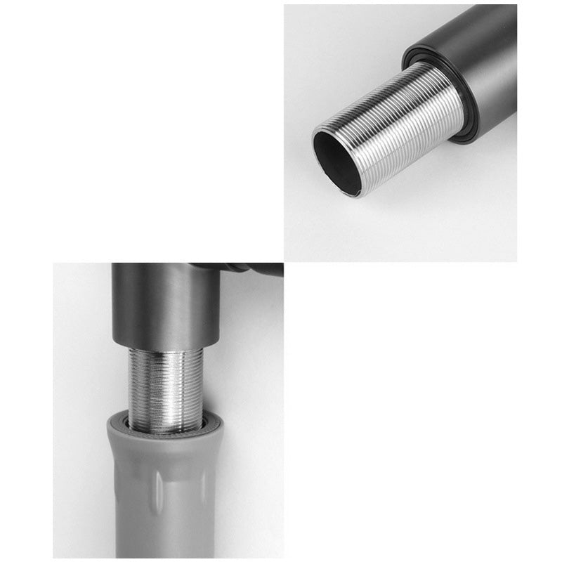 Modern Spray Kitchen Faucet Stainless Steel Swivel Spout Bridge Faucet Clearhalo 'Home Improvement' 'home_improvement' 'home_improvement_kitchen_faucets' 'Kitchen Faucets' 'Kitchen Remodel & Kitchen Fixtures' 'Kitchen Sinks & Faucet Components' 'kitchen_faucets' 7050813