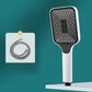 Contemporary Handheld Supercharged Shower Head Square 3 Setting Spray Head White Shower Head with Hose Clearhalo 'Bathroom Remodel & Bathroom Fixtures' 'Home Improvement' 'home_improvement' 'home_improvement_shower_heads' 'Shower Heads' 'shower_heads' 'Showers & Bathtubs Plumbing' 'Showers & Bathtubs' 7051038