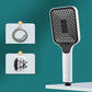 Contemporary Handheld Supercharged Shower Head Square 3 Setting Spray Head White Shower Heads with Holder and Hose Clearhalo 'Bathroom Remodel & Bathroom Fixtures' 'Home Improvement' 'home_improvement' 'home_improvement_shower_heads' 'Shower Heads' 'shower_heads' 'Showers & Bathtubs Plumbing' 'Showers & Bathtubs' 7051039