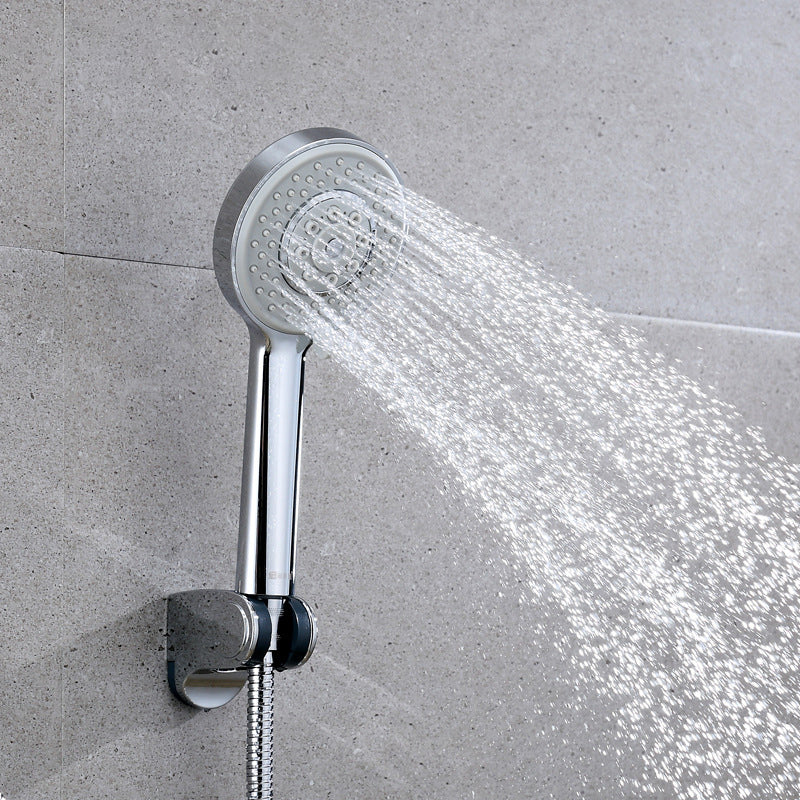 2 Sprays Handheld Shower Head Contemporary Shower Head Combo Clearhalo 'Bathroom Remodel & Bathroom Fixtures' 'Home Improvement' 'home_improvement' 'home_improvement_shower_heads' 'Shower Heads' 'shower_heads' 'Showers & Bathtubs Plumbing' 'Showers & Bathtubs' 7051065