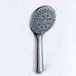 5-Spray Patterns Shower Head Combo Contemporary Adjustable Showerhead Grey Clearhalo 'Bathroom Remodel & Bathroom Fixtures' 'Home Improvement' 'home_improvement' 'home_improvement_shower_heads' 'Shower Heads' 'shower_heads' 'Showers & Bathtubs Plumbing' 'Showers & Bathtubs' 7051099
