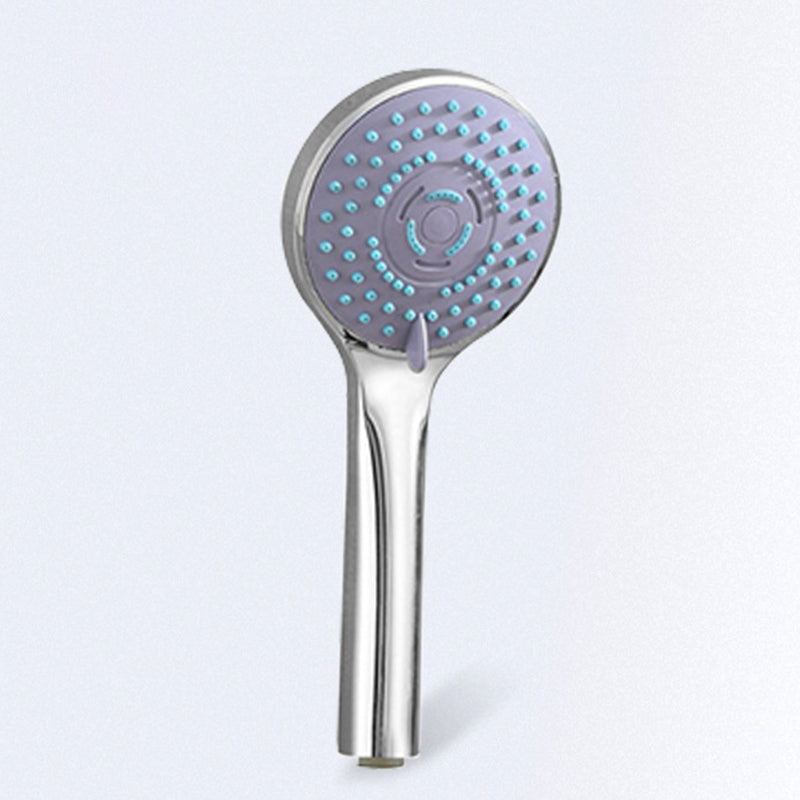 5-Spray Patterns Shower Head Combo Contemporary Adjustable Showerhead Blue Clearhalo 'Bathroom Remodel & Bathroom Fixtures' 'Home Improvement' 'home_improvement' 'home_improvement_shower_heads' 'Shower Heads' 'shower_heads' 'Showers & Bathtubs Plumbing' 'Showers & Bathtubs' 7051101