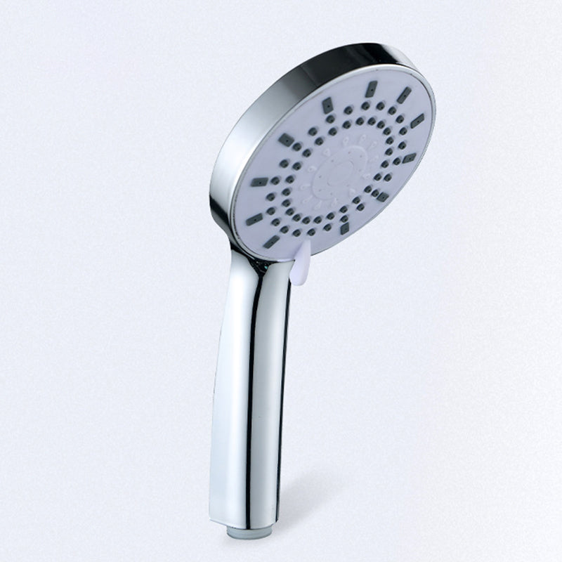 5-Spray Patterns Shower Head Combo Contemporary Adjustable Showerhead Stainless Steel Clearhalo 'Bathroom Remodel & Bathroom Fixtures' 'Home Improvement' 'home_improvement' 'home_improvement_shower_heads' 'Shower Heads' 'shower_heads' 'Showers & Bathtubs Plumbing' 'Showers & Bathtubs' 7051104