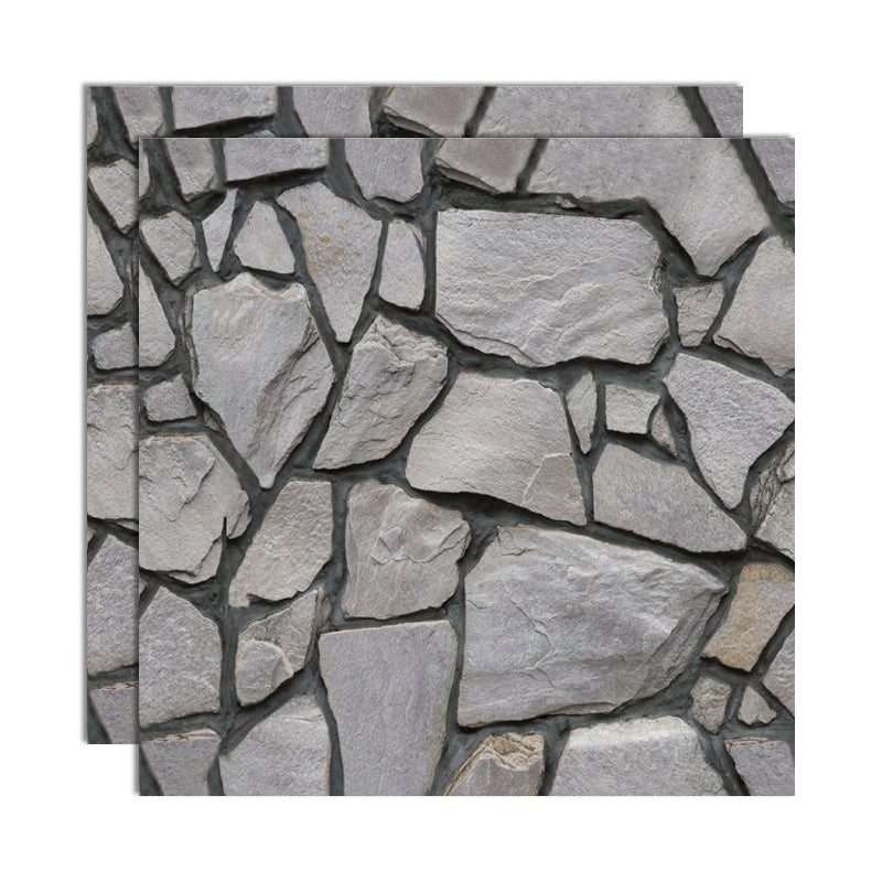 3D Peel and Stick Tiles Plastic Square Peel and Stick Tiles with Waterproof Smoke Gray Clearhalo 'Flooring 'Home Improvement' 'home_improvement' 'home_improvement_peel_stick_blacksplash' 'Peel & Stick Backsplash Tile' 'peel_stick_blacksplash' 'Walls & Ceilings' Walls and Ceiling' 7051139