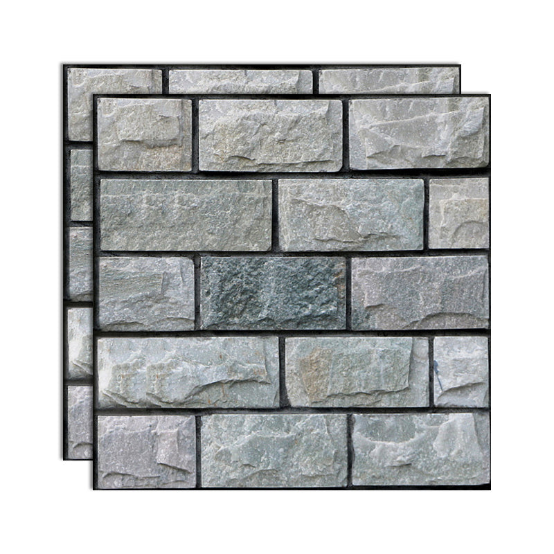 3D Peel and Stick Tiles Plastic Square Peel and Stick Tiles with Waterproof Light Green Clearhalo 'Flooring 'Home Improvement' 'home_improvement' 'home_improvement_peel_stick_blacksplash' 'Peel & Stick Backsplash Tile' 'peel_stick_blacksplash' 'Walls & Ceilings' Walls and Ceiling' 7051163