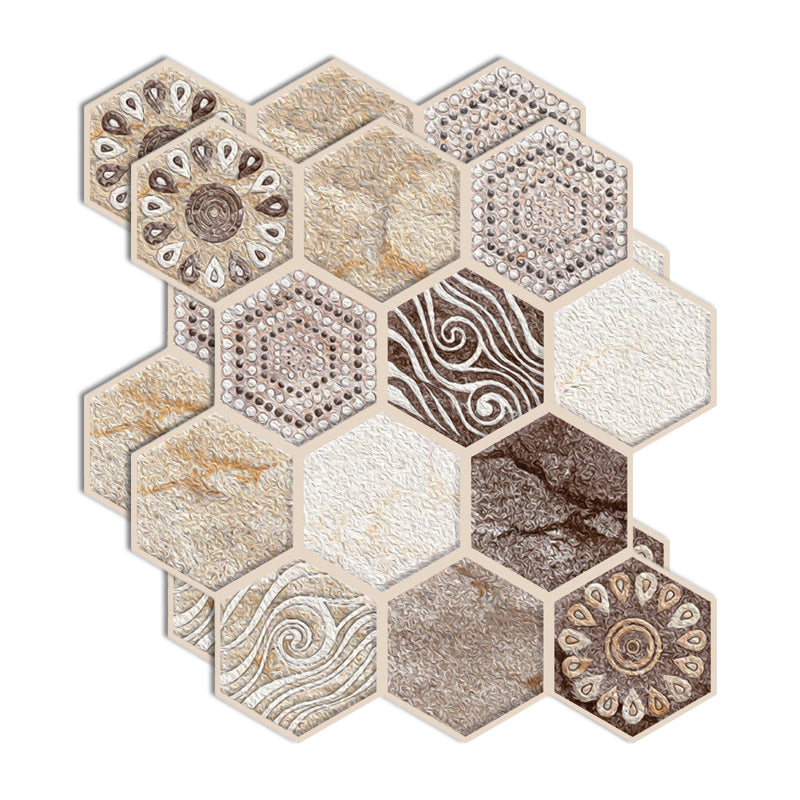 3D Peel and Stick Tiles Plastic Square Peel and Stick Tiles with Waterproof Khaki Clearhalo 'Flooring 'Home Improvement' 'home_improvement' 'home_improvement_peel_stick_blacksplash' 'Peel & Stick Backsplash Tile' 'peel_stick_blacksplash' 'Walls & Ceilings' Walls and Ceiling' 7051173