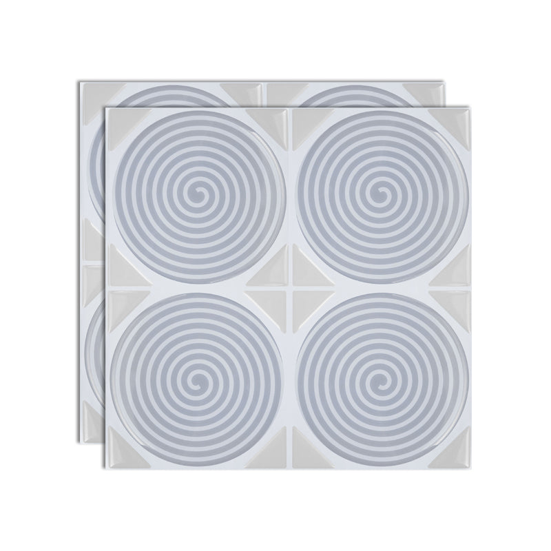 Square Peel and Stick Tiles Plastic Indoor Peel & Stick Subway Tile Gray Purple Clearhalo 'Flooring 'Home Improvement' 'home_improvement' 'home_improvement_peel_stick_blacksplash' 'Peel & Stick Backsplash Tile' 'peel_stick_blacksplash' 'Walls & Ceilings' Walls and Ceiling' 7051231
